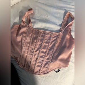 Light pink corset